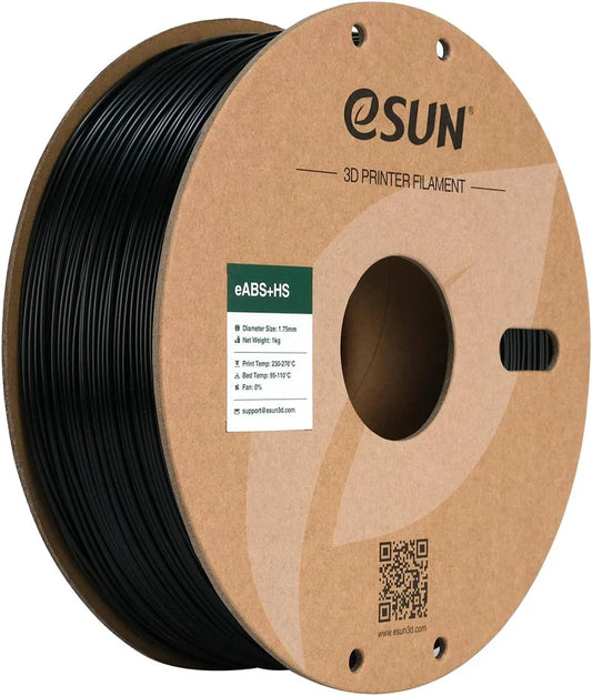 eSun ABS+ Filament zwart 1,75mm 1kg